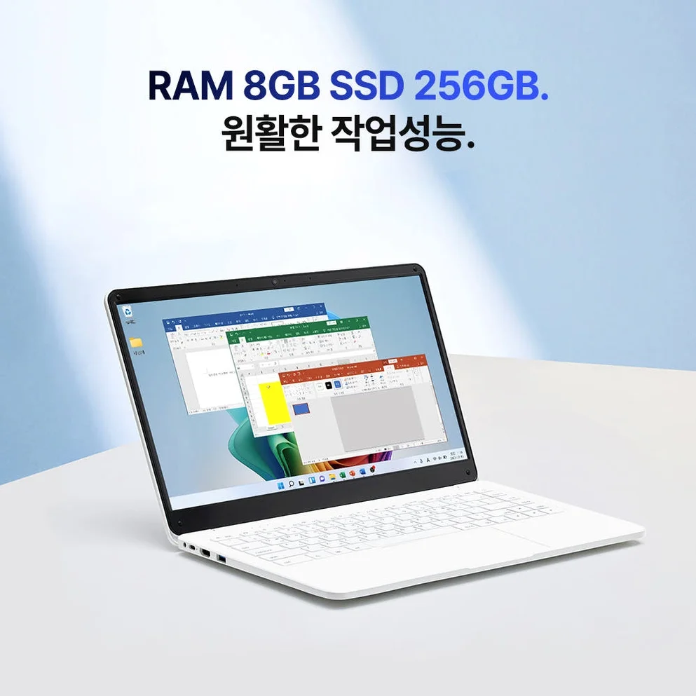 베이직스 노트북 베이직북 14인치 8/256GB 사무용 가벼운 업무용 문서작업용 싼 저가 상세 이미지 9
