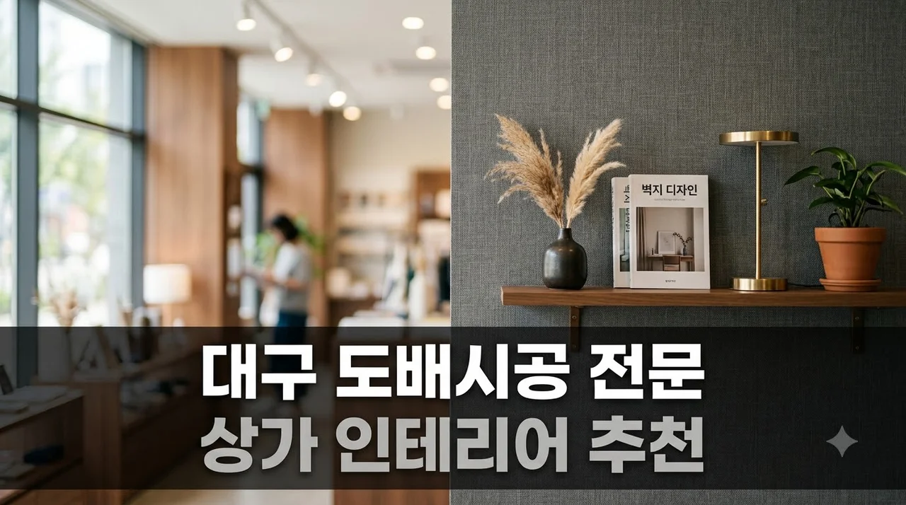 대구 학원 병원 상가 도배시공 전문업체 추천 더젠 인테리어