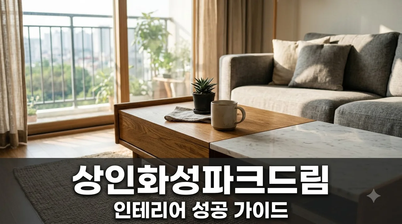 달서구 송현로7길 상인화성파크드림 인테리어 리모델링 맞춤 견적과 성공 팁