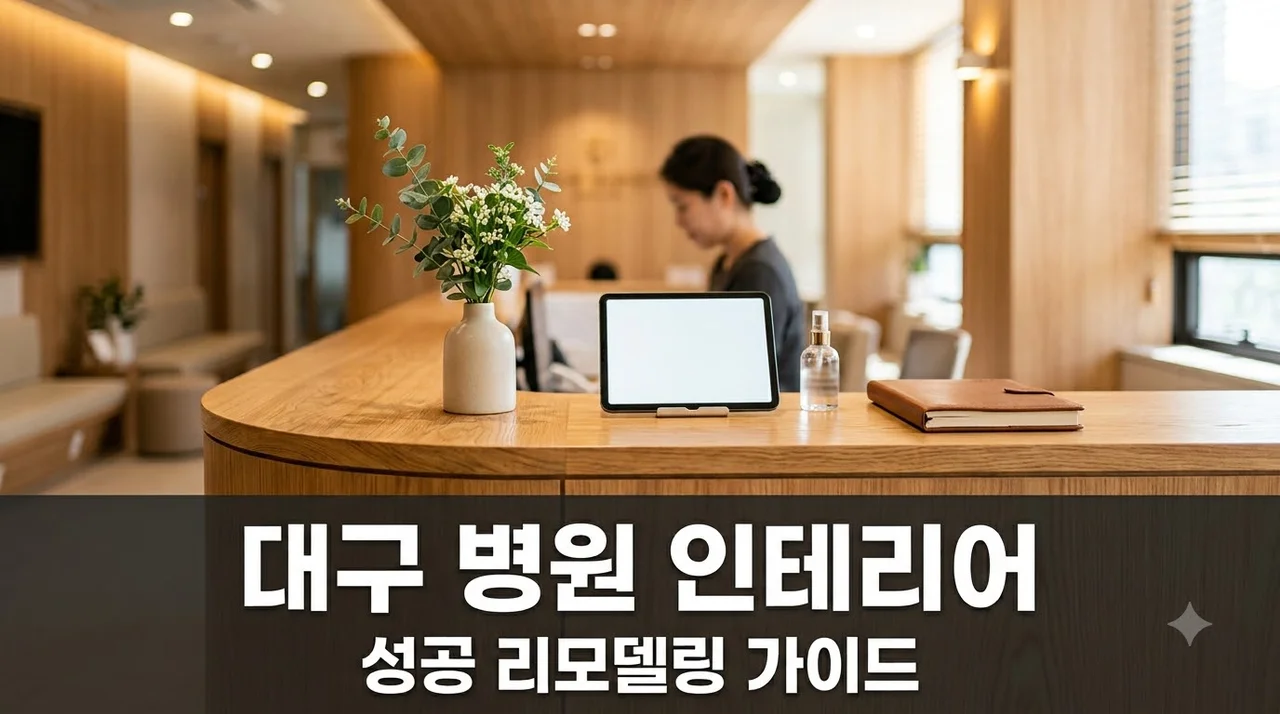 대구 병원 인테리어 리모델링 추천업체 선택과 성공 노하우