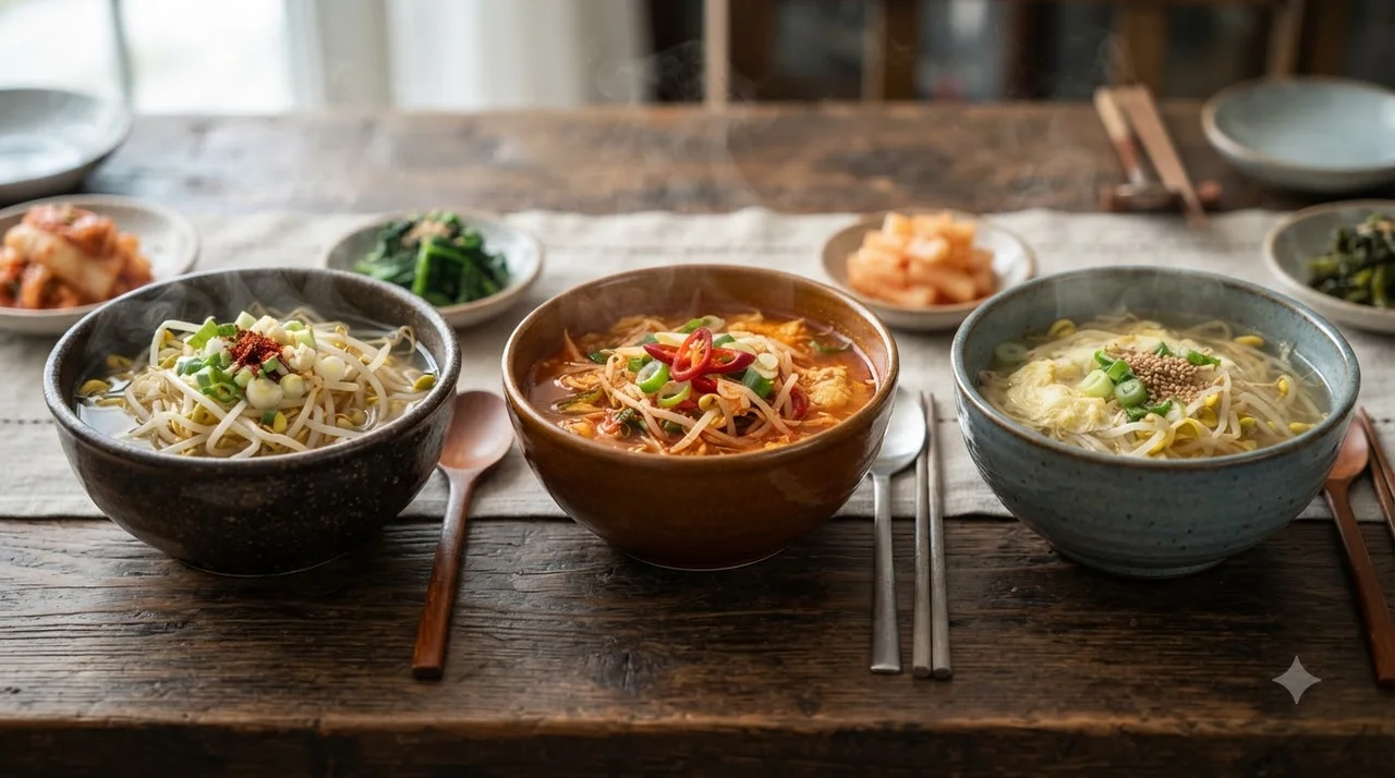 전주 콩나물국밥 3대장(왱이집 vs 현대옥 vs 삼백집) 비교 분석
