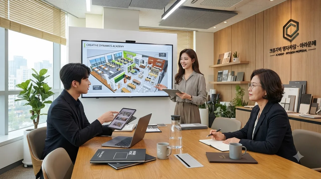 학원 인테리어 완성하는 4단계 스마트 진행 절차
