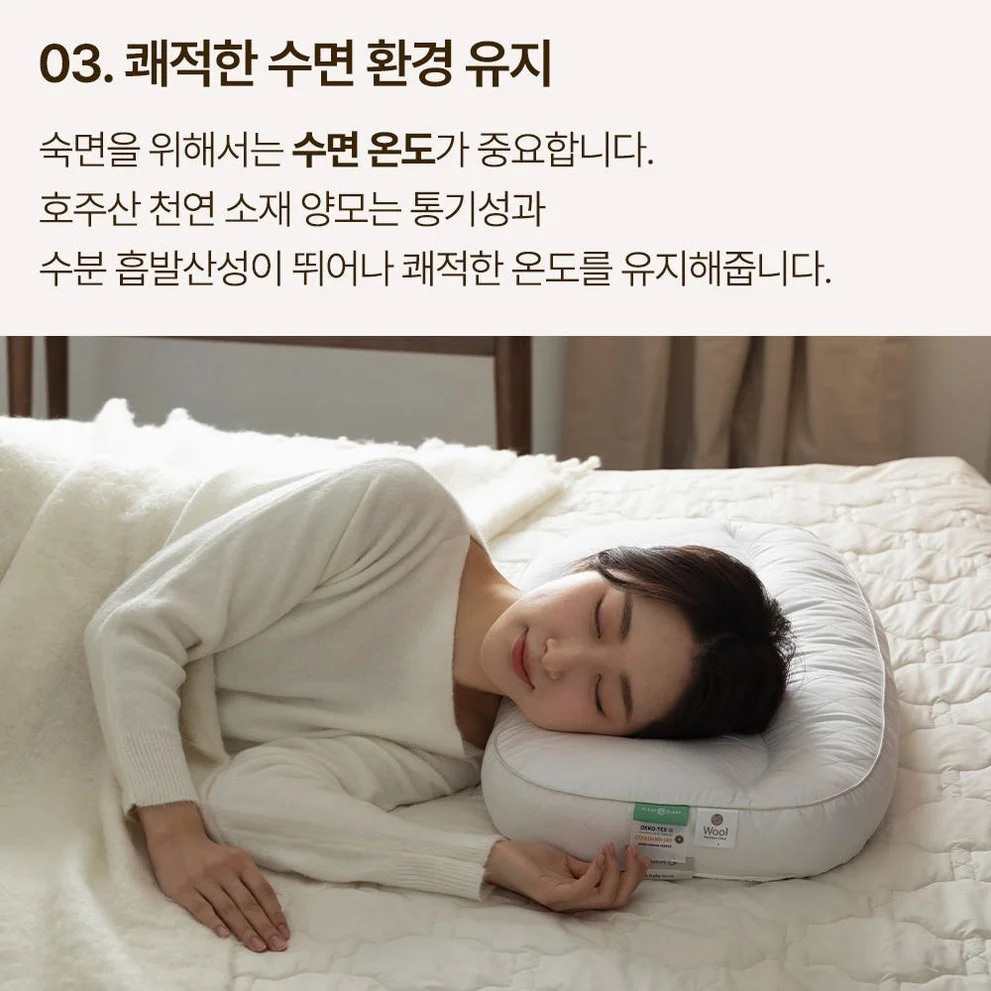 슬립앤슬립 아이유 깊은잠 베개 S+S (+냉감 베개커버2P) 상세 이미지 9