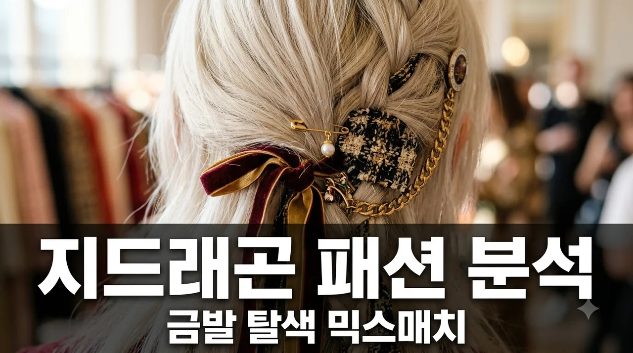 지드래곤 금발 탈색과 난해한 패션 분석 및 일상 연출 팁