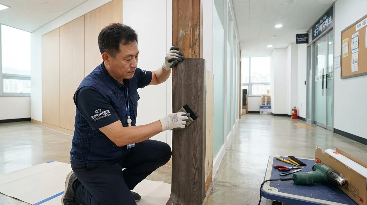 실패 없는 학원 부분 인테리어 4단계 프로세스