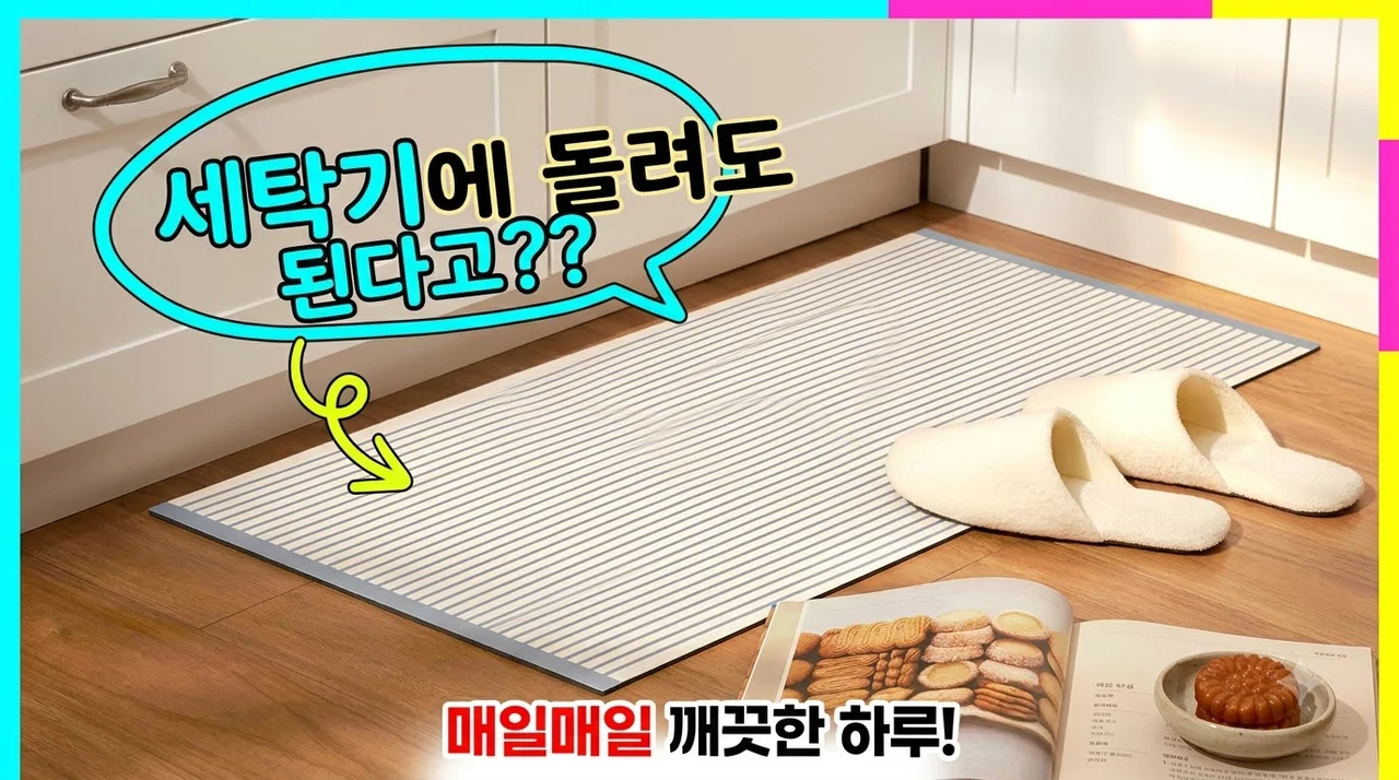 하루의공간 comfy 주방 규조토 발매트 빨아쓰는 욕실 매트 추천