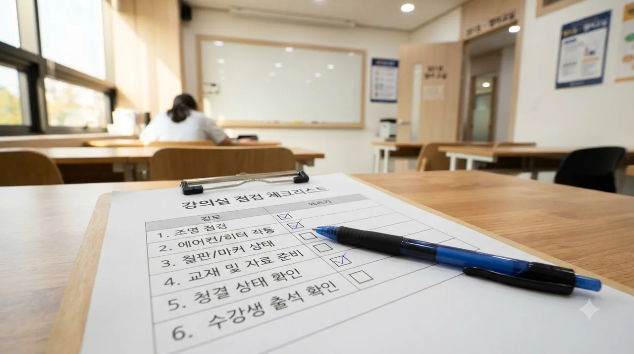 개원 전 필수 체크! 대구 학원 인허가 및 소방 체크리스트