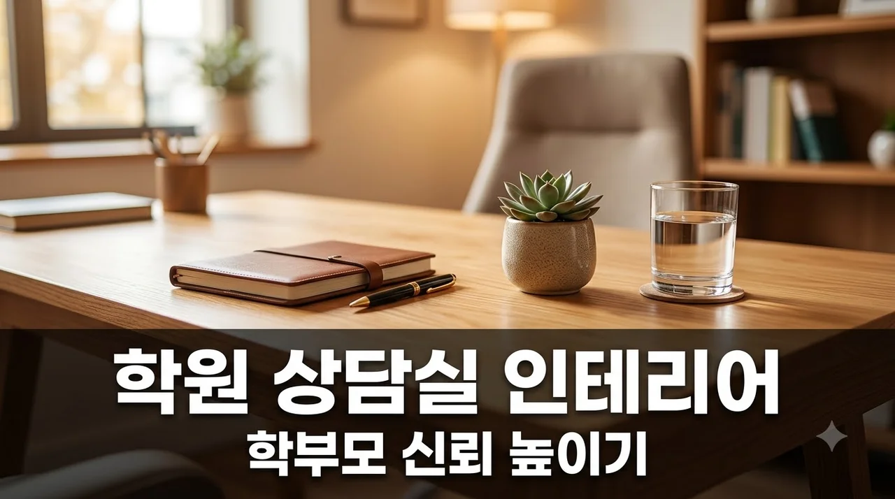 대구 학원 상담실 인테리어 학부모 신뢰 높이는 공간 구성 꿀팁