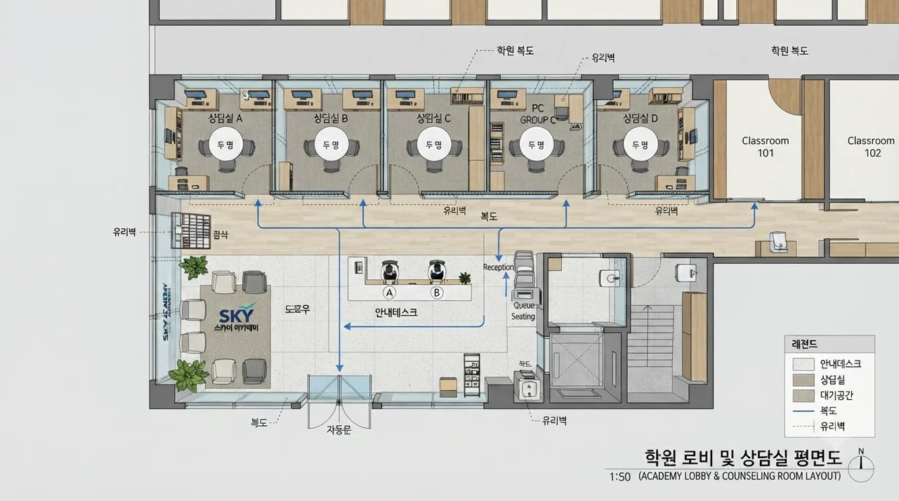 신뢰를 극대화하는 상담실 공간 배치와 동선 설계