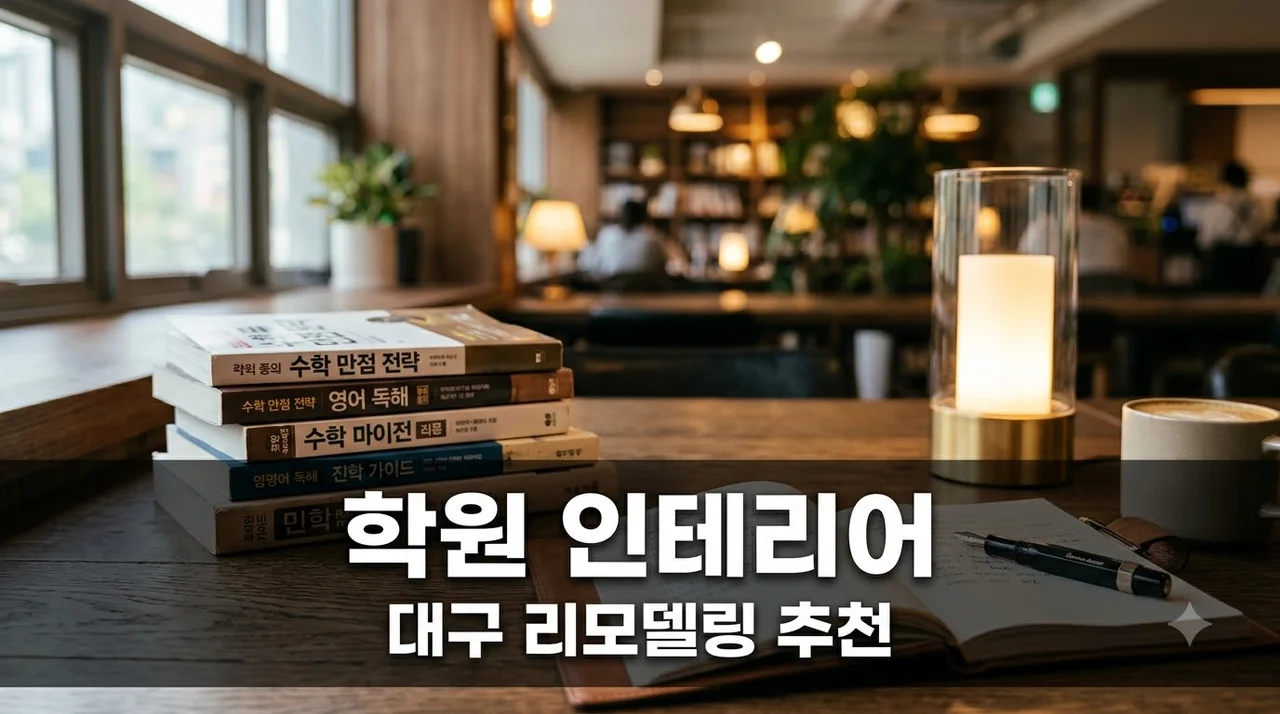 대구 학원 인테리어 리모델링 추천업체 수강생이 머무는 공간 만들기