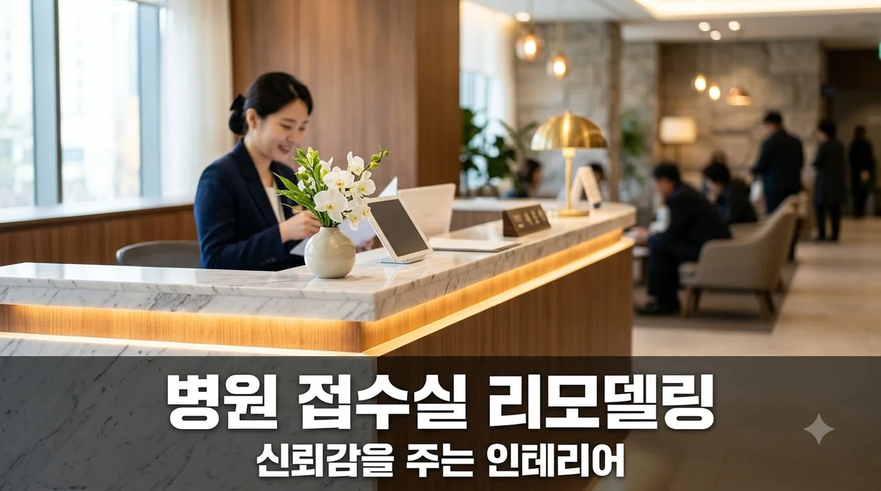 대구 병원 접수실 리모델링 신뢰감을 주는 인테리어 성공 팁