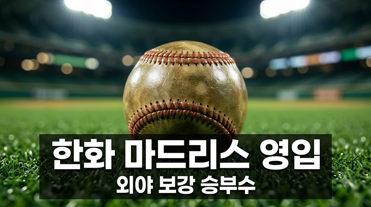 한화 블라이 마드리스 영입 검토 배경과 외야 보강 성패 전망