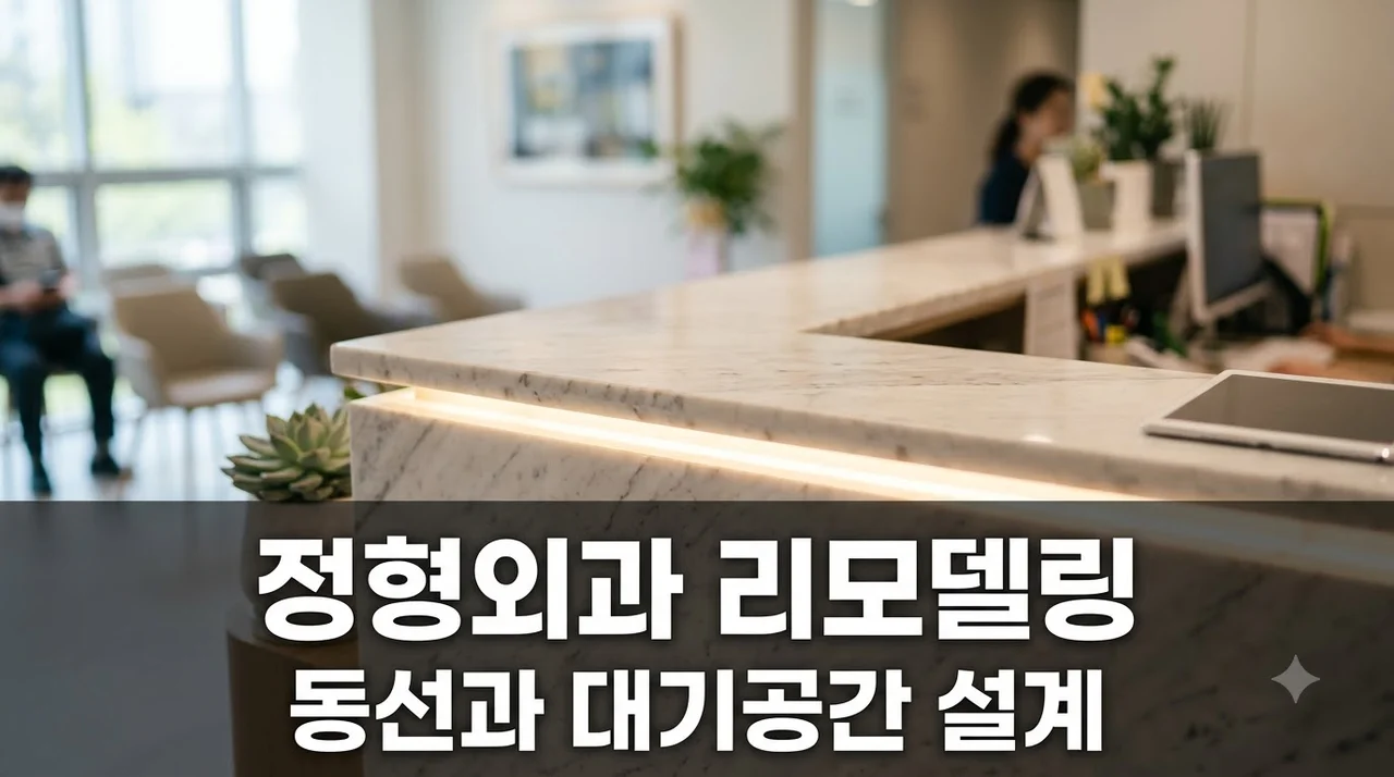 대구 정형외과 인테리어 리모델링 동선과 대기공간 설계 노하우