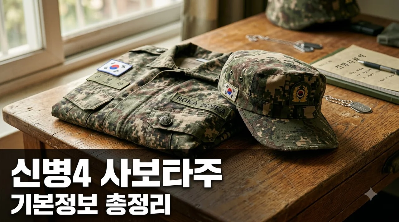 신병4 사보타주 기본정보 방영일 출연진 줄거리 관전포인트 총정리