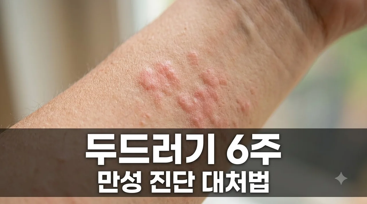 두드러기 6주 넘으면 만성! 원인부터 원인 물질 차단법 총정리