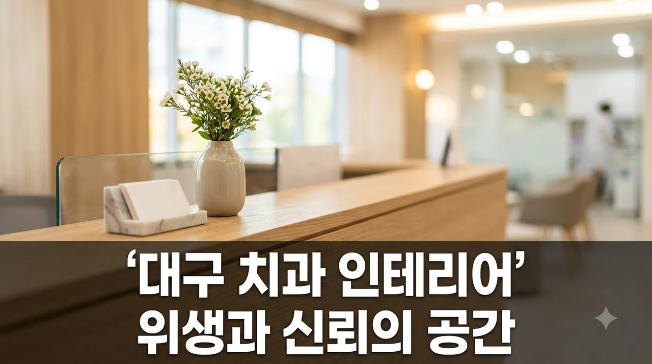 대구 치과 인테리어 리모델링 위생과 신뢰를 높이는 공간 연출법