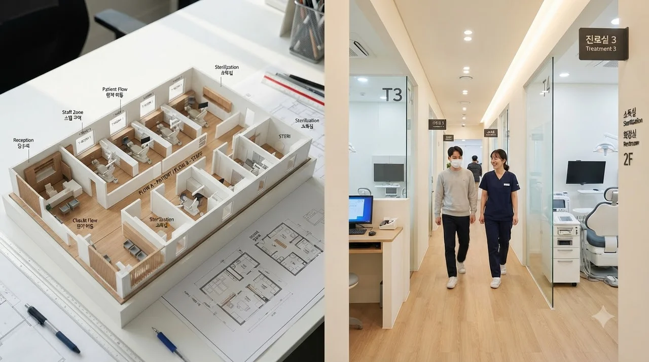 환자 동선과 의료진 편의를 고려한 3단계 공간 설계 가이드