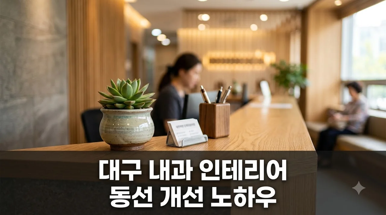 대구 내과 인테리어 시공 접수·대기·진료 동선 개선 완벽 가이드