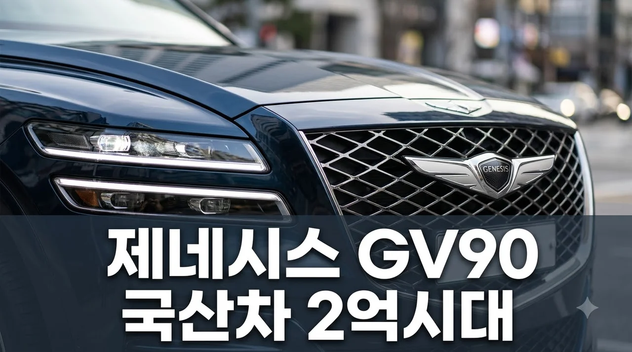 제네시스 GV90 국산차 2억원 시대 열까? 스펙 및 가격 전망