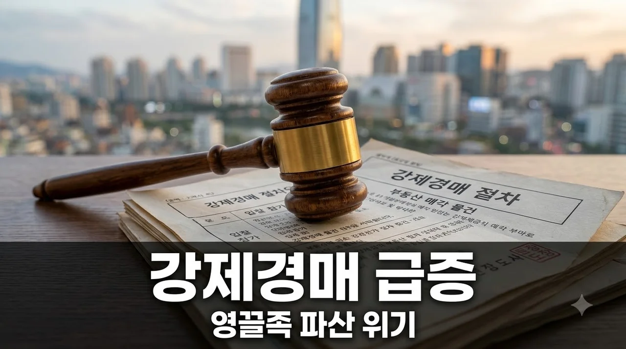 서울 아파트 강제경매 44% 급증! 영끌족 파산 위기와 경매 낙찰 대책