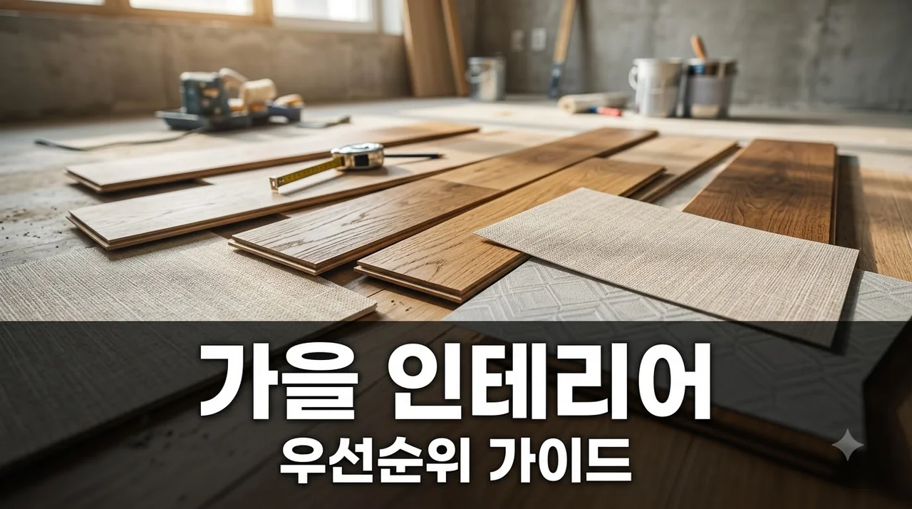 2026 가을 인테리어 성수기.. 창호·벽지·바닥 무엇부터 바꿔야 할까?