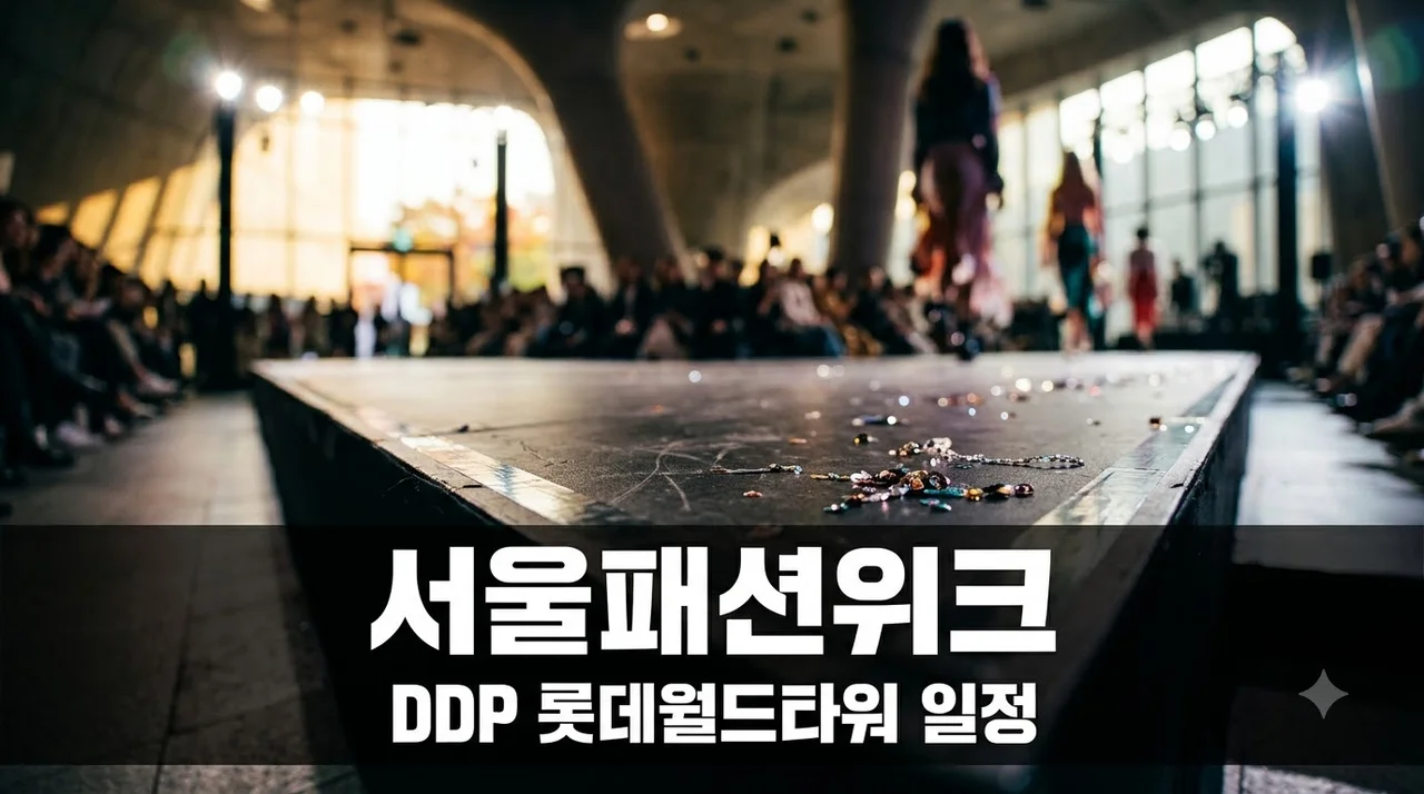 "9월 1일 개막!" 2027 S/S 서울패션위크 DDP·롯데월드타워 일정과 관람 포인트.. 뜻밖의 혜택은?