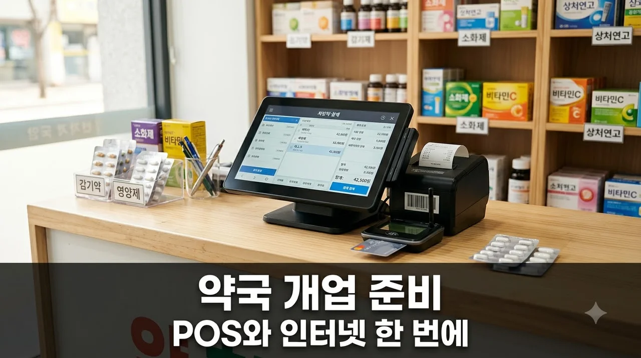 약국 개업 POS기와 인터넷가입 한 번에 준비했더니.. 월 비용 줄인 뜻밖의 비결
