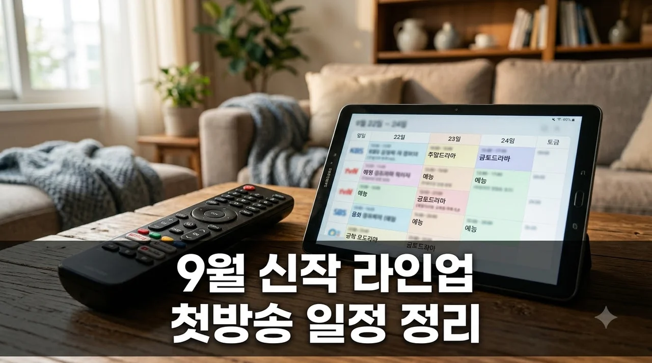 9월 신작 드라마 라인업 쏟아지는데.. 이번 주 꼭 챙겨볼 대작 3편은?