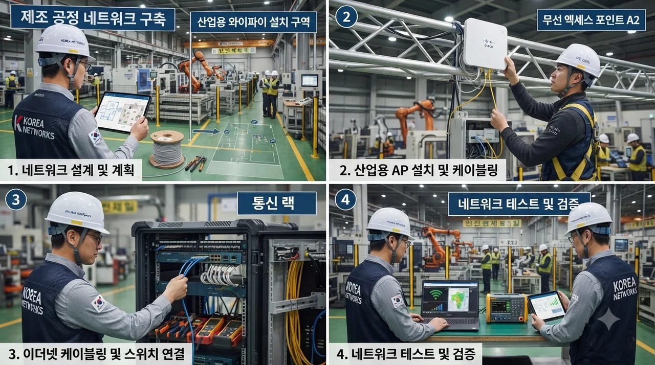 공장 인터넷가입 최적의 교체 절차 4단계