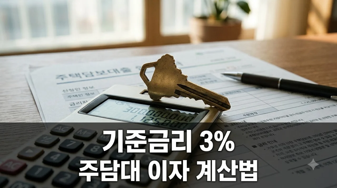 기준금리 3% 시대 대출이자 계산해봤더니.. 지금 아파트 매수해도 될까?