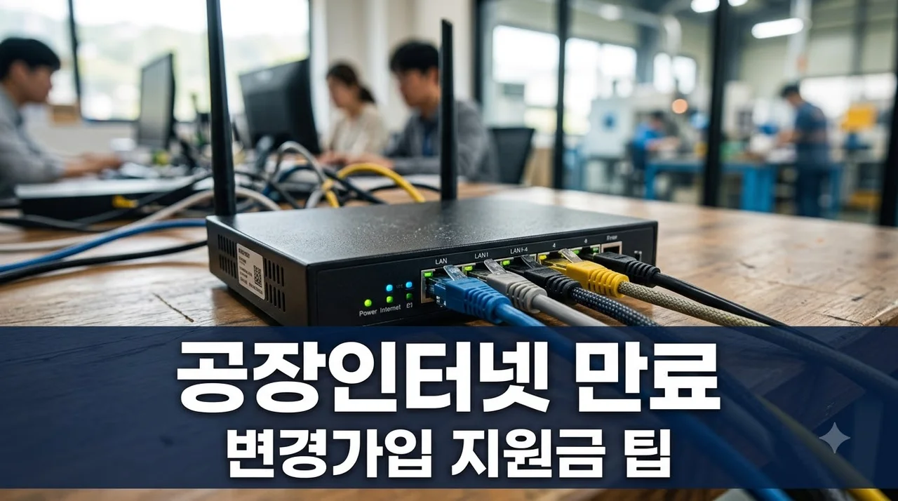 "3년 지나면 손해?" 대구 공장 인터넷가입 3년 만료 후 변경가입 상담 받아보니..