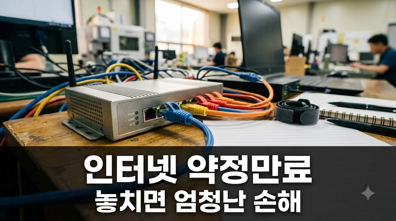 “월 30만원 그냥 날렸다” 공장 인터넷 약정 만료 모르고 지낸 뜻밖의 결말..