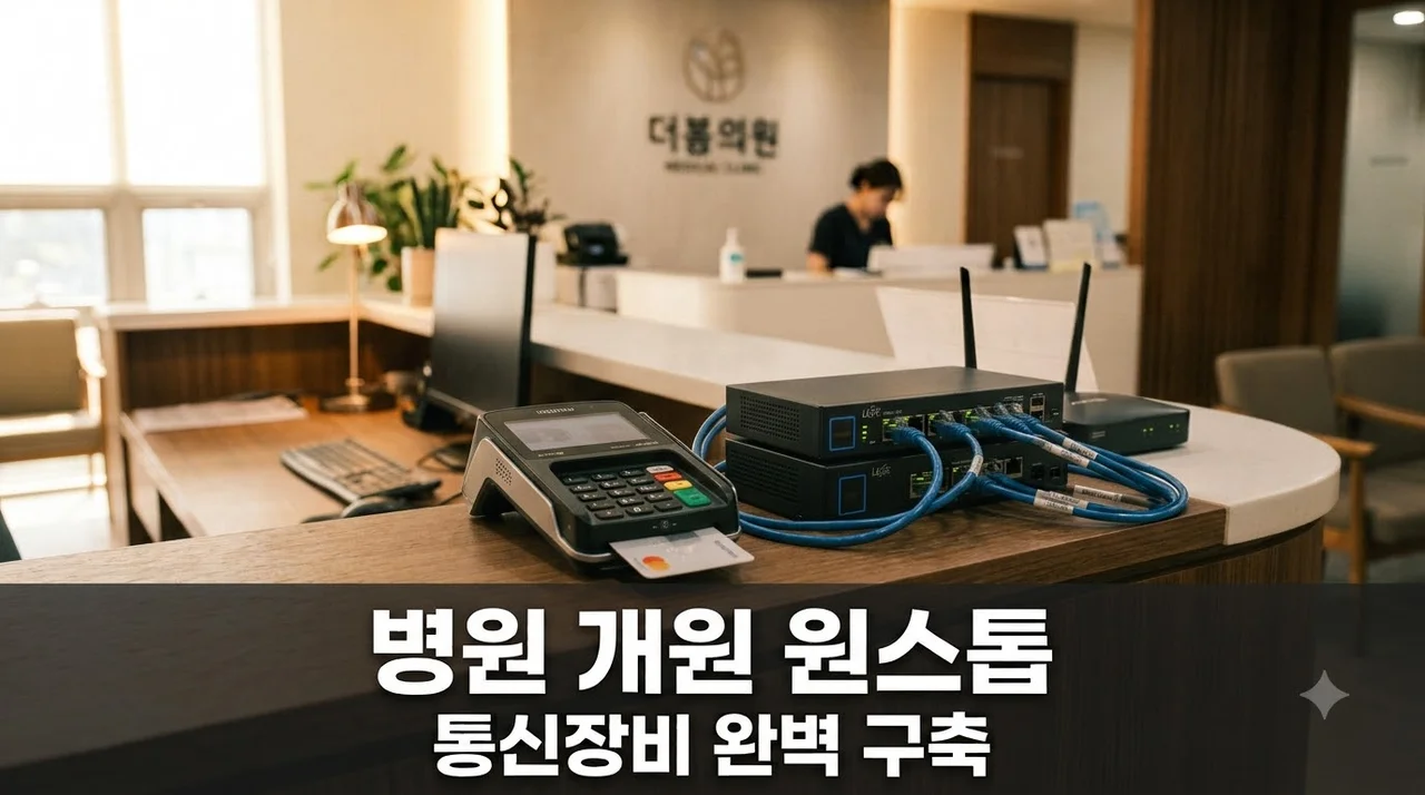 어머나! 병원 개원 인터넷·CCTV·카드단말기 원스톱 설치 안 한 원장님의 눈물..