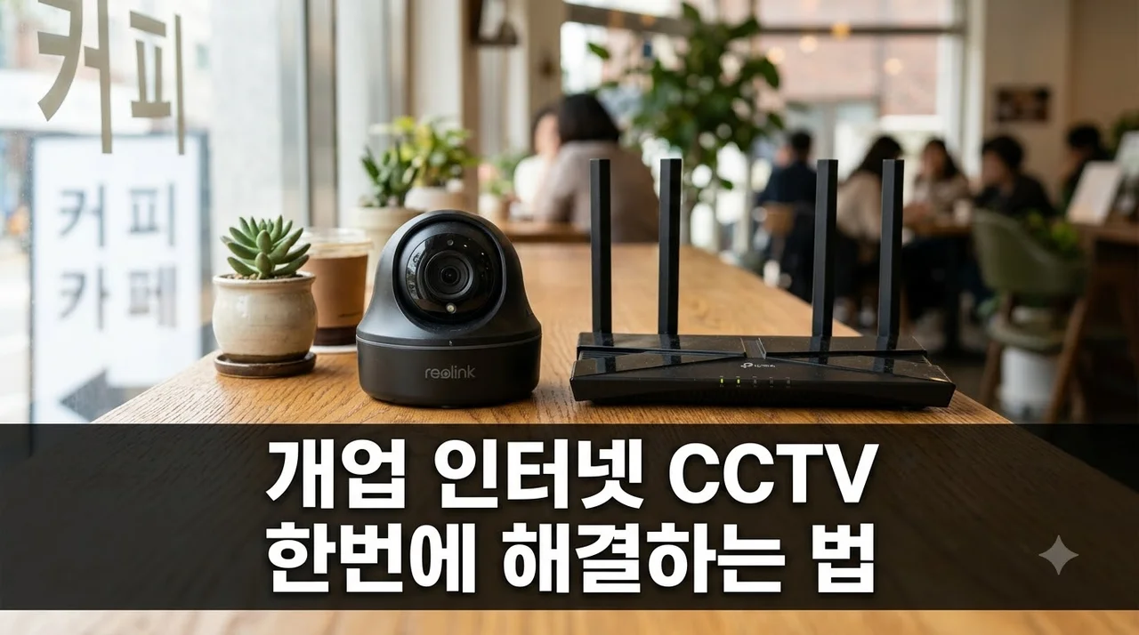 개업 준비 인터넷부터 CCTV까지 한 번에 설치했더니.. 월 15만 원 아낀 비결?