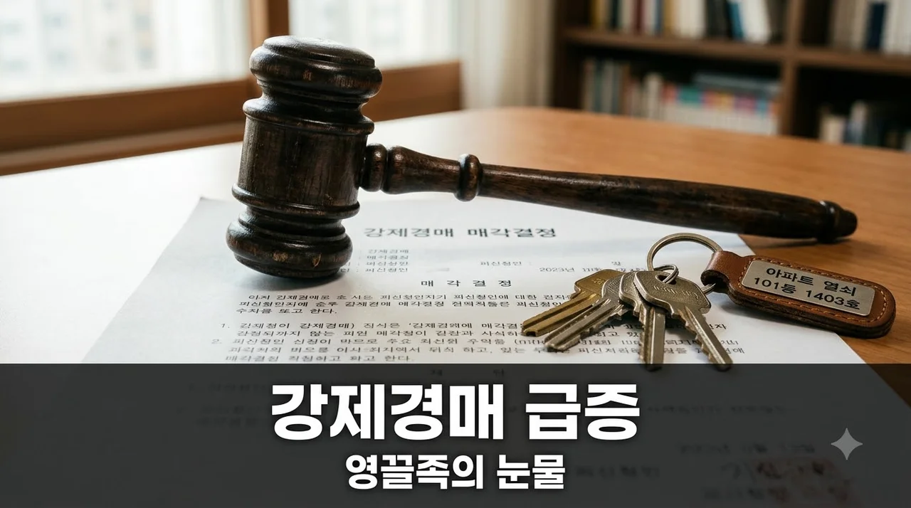 "월이자 못버티고 결국".. 서울 강제경매 44% 폭증한 충격적 배경