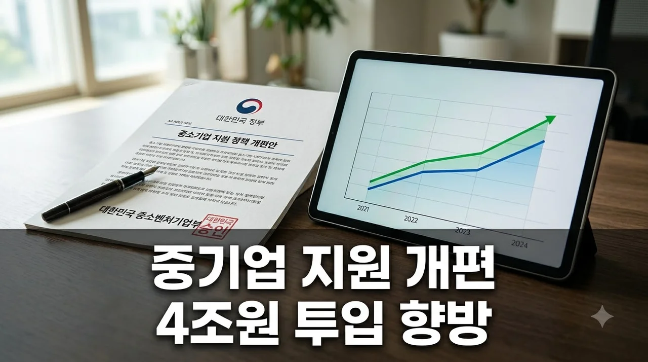 "더 이상 나눠주지 않는다".. 中企 지원사업 232개 손질해 4조원 몰아주는 곳은?