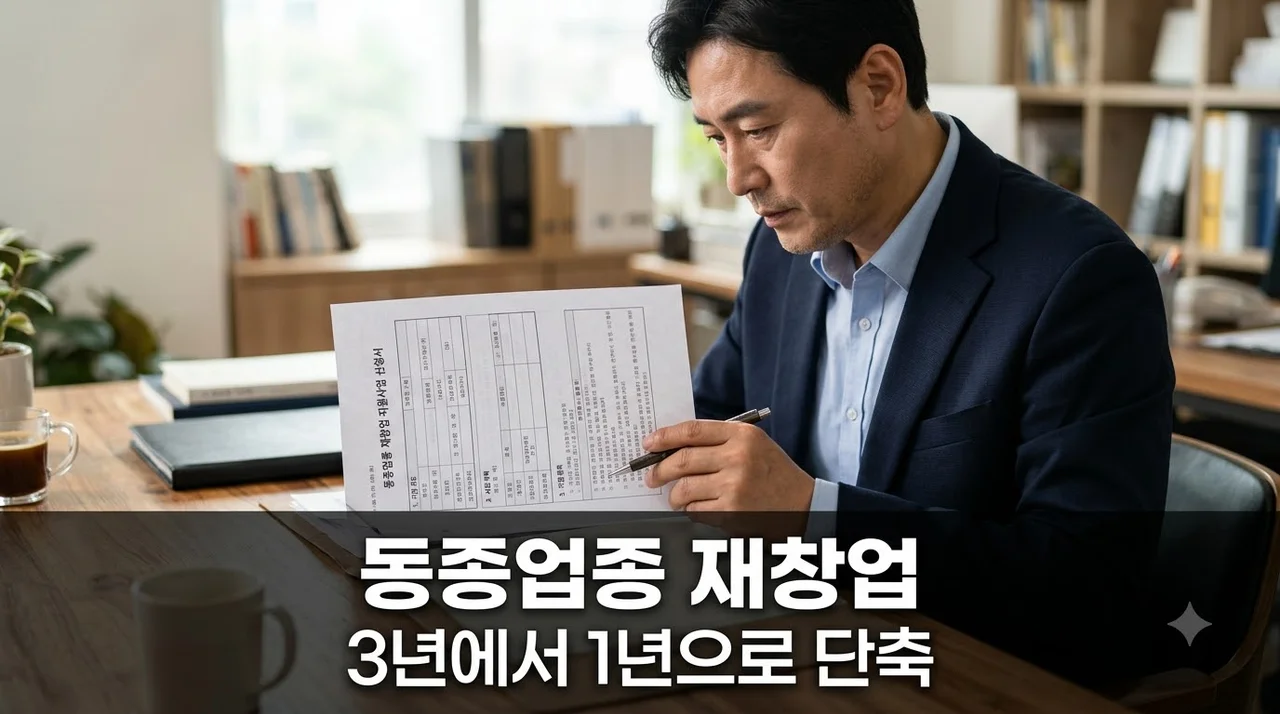 망해도 3년 기다렸는데.. 동종 업종 재창업 1년 만에 지원받는 이유