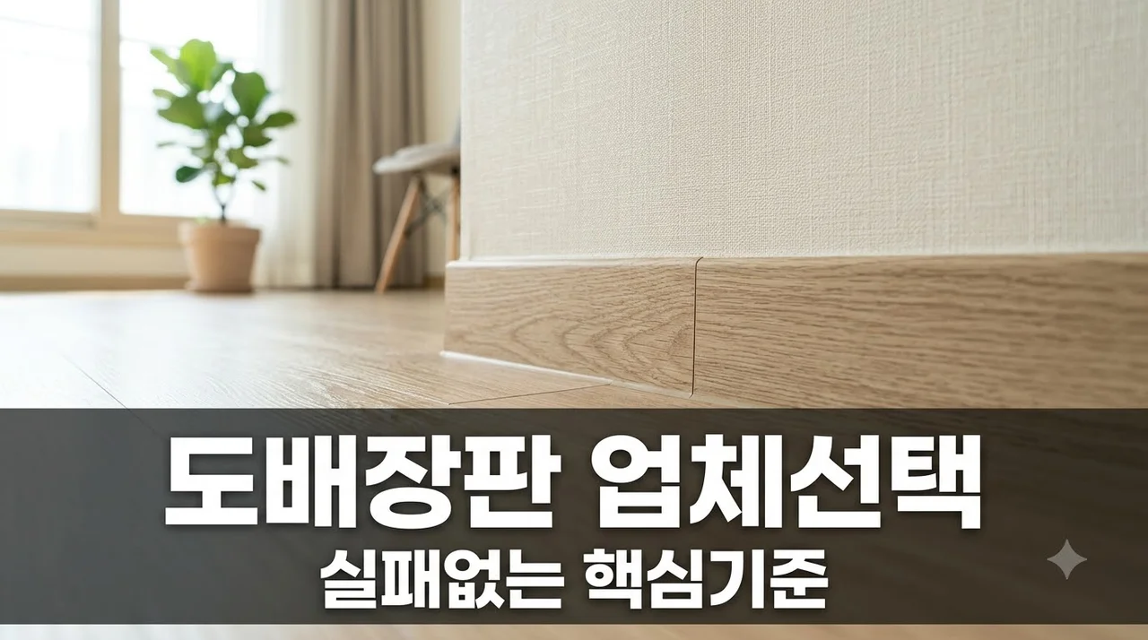 도배 장판 시공 전 업체 고를 때 필수 확인 기준 5가지
