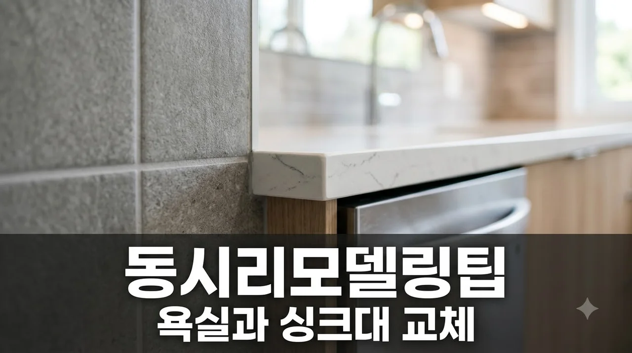 욕실 리모델링과 싱크대교체 함께 진행할 때 꼭 확인해야 할 5가지