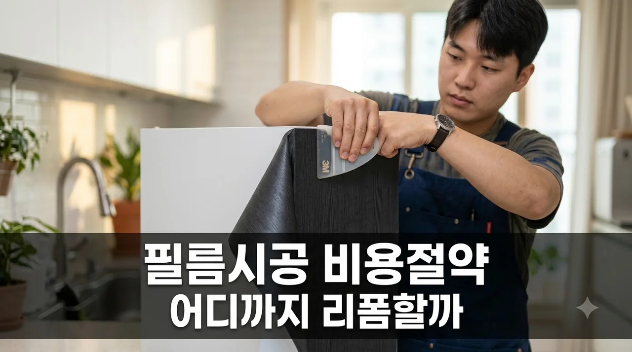 인테리어필름 시공 비용 절감 노하우 어디까지 리폼해야 이득일까