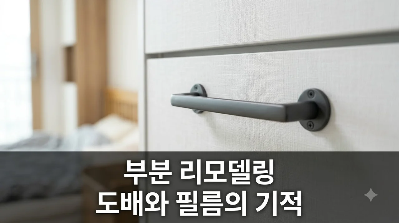 부분 리모델링 추천, 도배와 필름만 바꿔도 달라지는 공간 트렌드