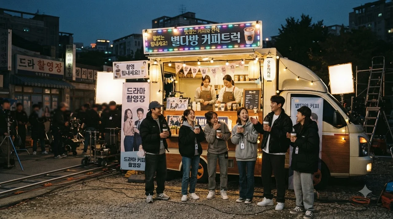 변우석 '나혼렙' 촬영장에 들어온 뜻밖의 간식차 선물