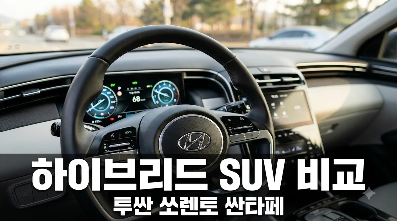 투싼 쏘렌토 싼타페 고민하다 300km 달려보고 놀란 뜻밖의 차이..