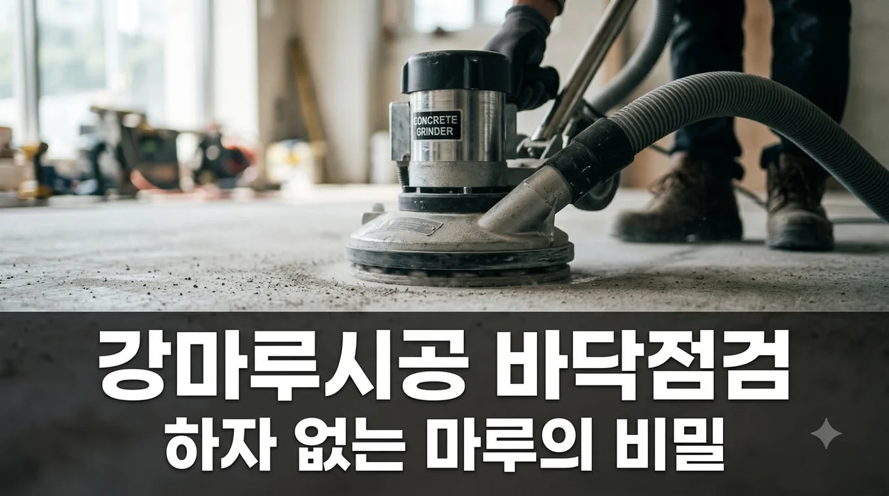 강마루시공 전 바닥 상태 확인이 필수인 3가지 이유와 하자 예방법