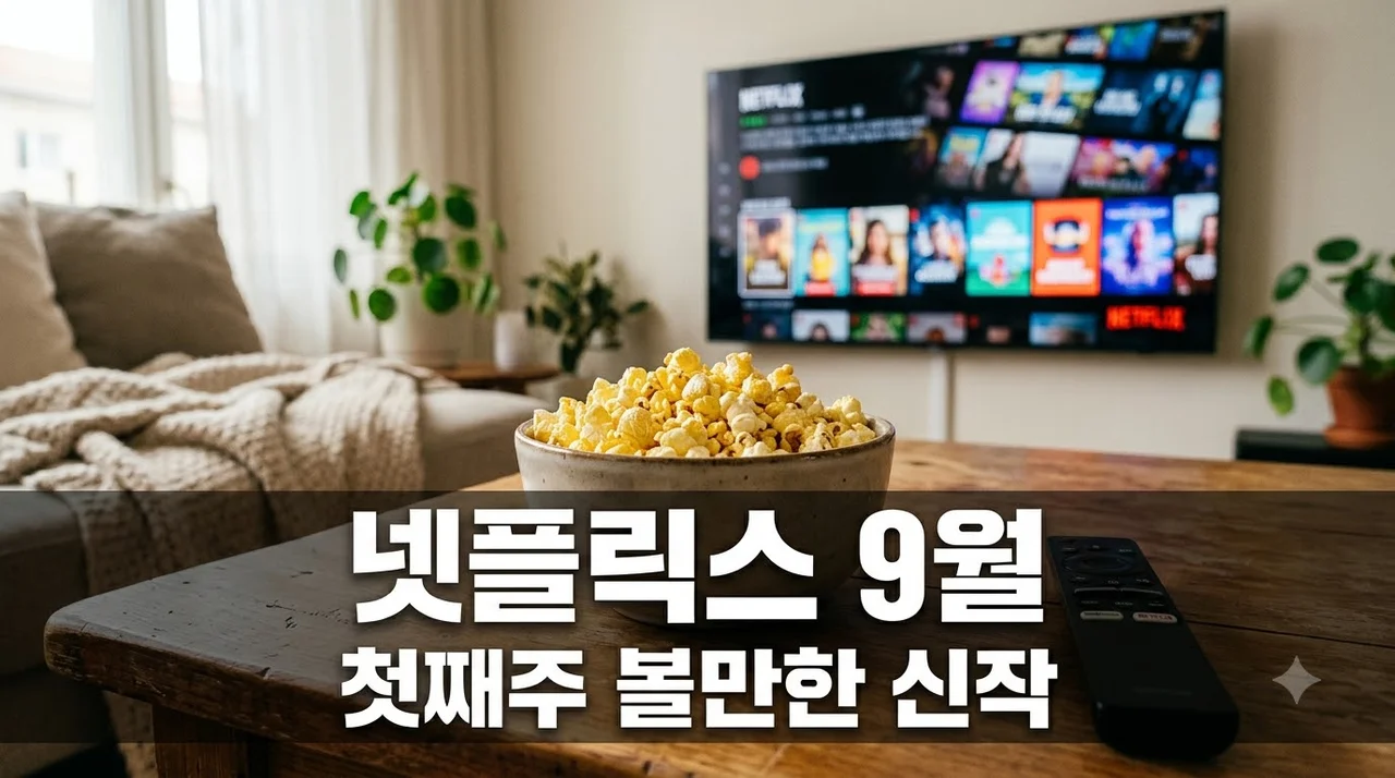 넷플릭스 9월 신작 뭘 볼까 고민했더니.. 1위 추천작의 반전 정체!