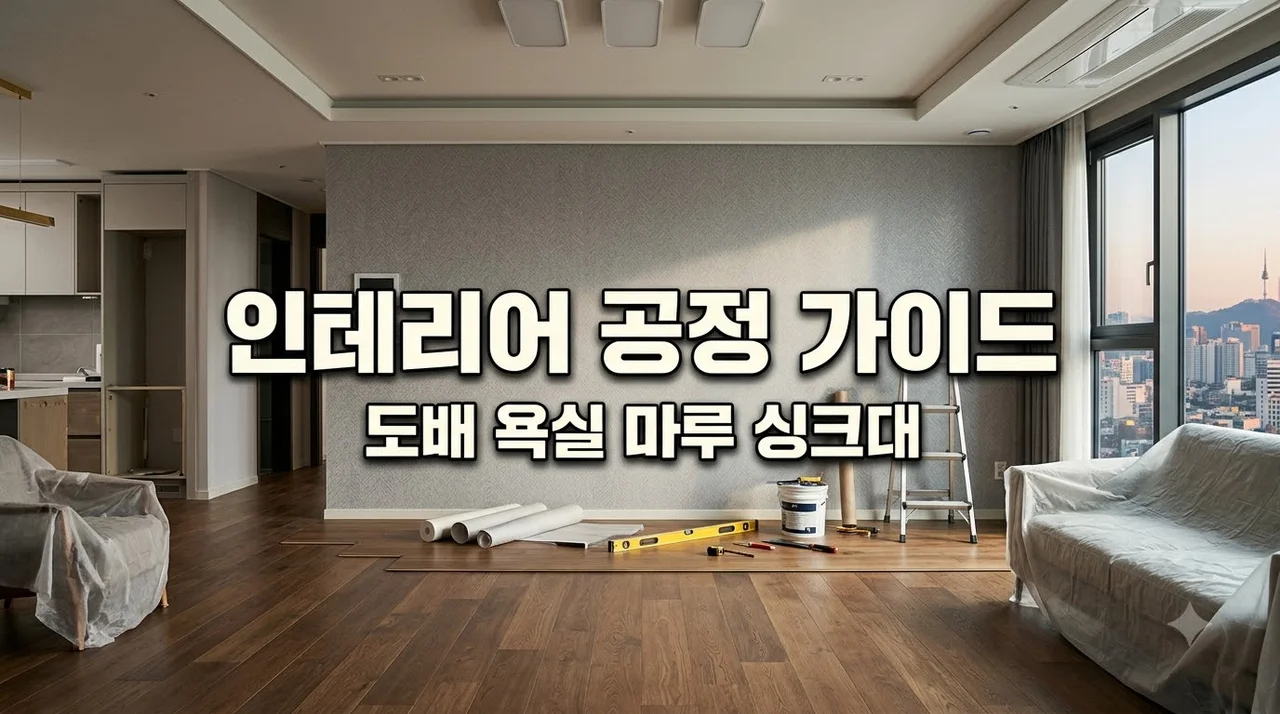 도배·마루장판·욕실·싱크대교체 함께 할 때 공정 순서와 꿀팁