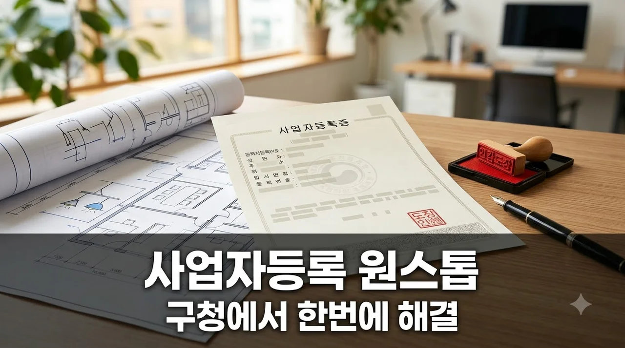식당 미용실 창업 사업자등록 구청에서 한 번에 원스톱 해결법