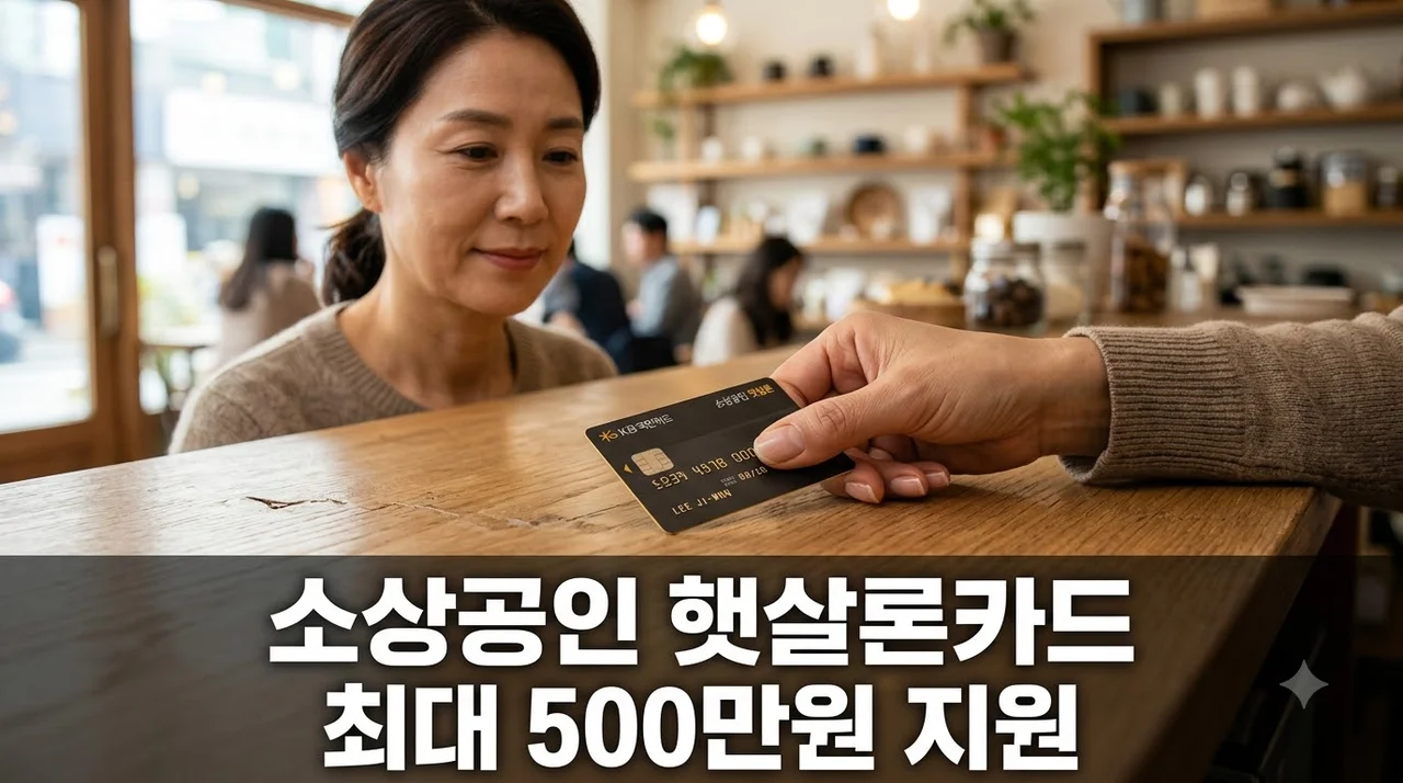 사업비 부담 확 줄여준 오아시스.. 소상공인 특례 햇살론카드 조건과 발급 신 비법
