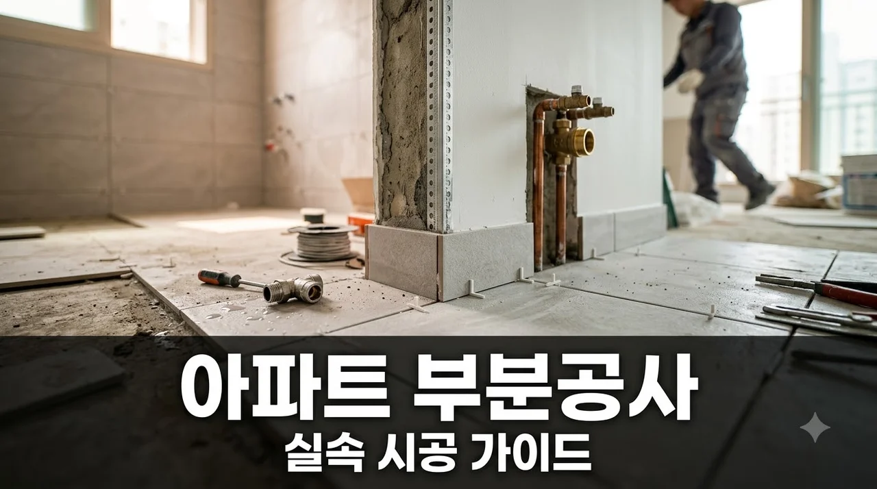 대구경북 아파트 부분공사 필요한 곳만 실속 있게 시공하는 꿀팁