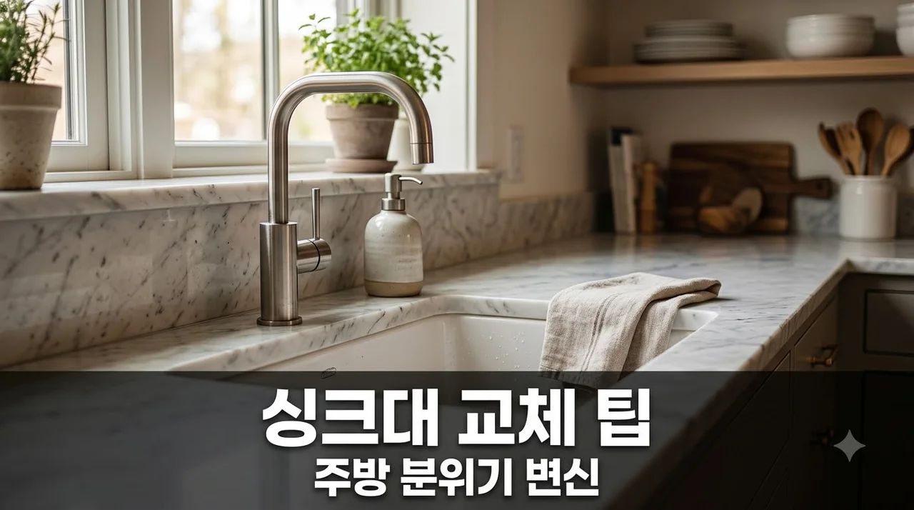 경북 아파트 싱크대교체 시공 주방 분위기 바꾸는 리모델링 팁